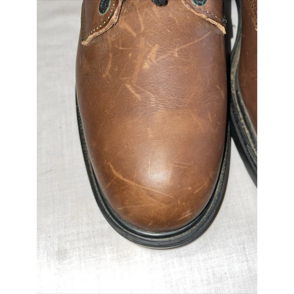 Redwing Men’s Work Shoes Size 11.5 B Brown Leather Oxfords Workwear Rugged